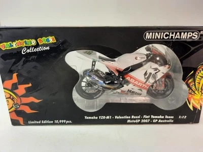 Minichamps Yamaha YZR-M1  Valentino Rossi Australia 2007 ABARTH 1/12 122073196 - Immagine 1 di 4