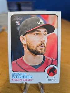 2022 Topps Heritage Spencer Strider High Number Rookie Atlanta Braves - Bild 1 von 2