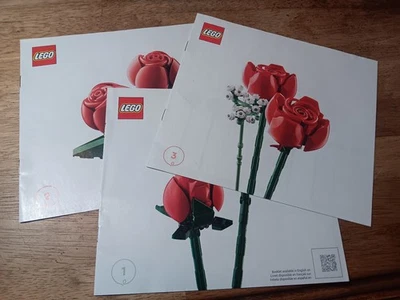 Lego 10328 Ramo de Rosas Manual de Instrucciones Solo Sin Ladrillos Foto 1 de 4