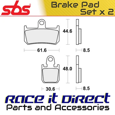 Pastillas de freno para YAMAHA VMAX 1700 HYPER MODIFIED 2012-2013 Front Street SBS Foto 1 de 4
