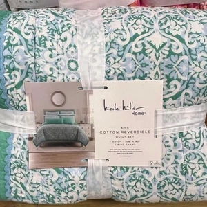 Nicole Miller KING Quilt/Shams - Picture 1 of 1