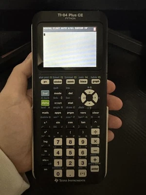 Texas Instruments TI-84 Plus CE Python Graphing Calculator- No Charge Cable - Image 1 of 4