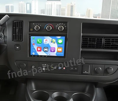 8" Android 15 For 2008-2024 Chevrolet Express Carplay Car Stereo Radio GPS WIFI - Image 1 of 4