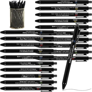 50 Pcs Christian Gifts Bible Verse Pens Bulk Church Gift Religious Scripture New - Afbeelding 1 van 12