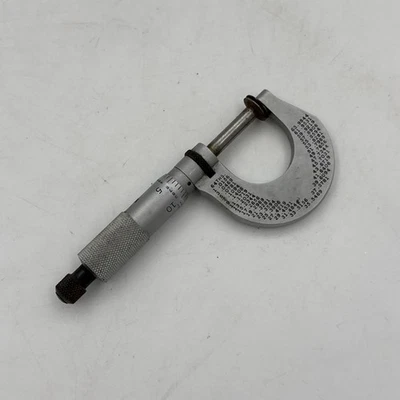 Starrett No. Micrómetro brida disco exterior 256 0-1" vintage usado buen estado Foto 1 de 4