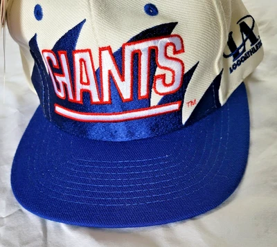 New York Giants NFL Snap Back Pro Line Auténtico Diente de Tiburón Etiquetas Talla Única Foto 1 de 4