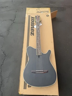 Ibanez TOD10N Tim Henson Signature Nylon Acoustic-Electric Guitar Black Flat - Image 1 of 4