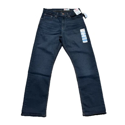 NOVO! Jeans Wrangler Premium/masculino (31x30) azul lavagem escura algodão stretch novo com etiquetas - Imagem 1 de 4