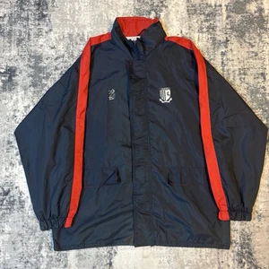 Mens Vintage 90s 1999 Gillingham Fc Long Baggy Training Jacket Coat XL Rare - Picture 1 of 12