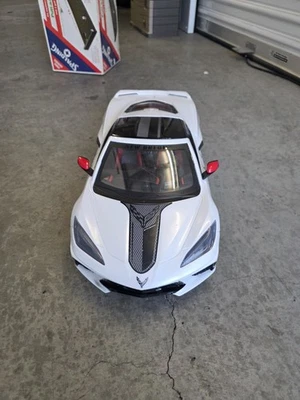 New Bright RC Corvette Stingray Motorsport  White NO REMOTE  - Image 1 of 4