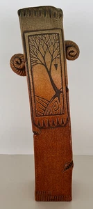 Cuore In Albero, Pendente Studio Ceramica Autunno Autunno Vaso Simboleggia Amore Durevole - Foto 1 di 13