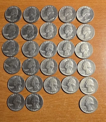 1970-1972 Washington Quarters - 1 x 1970, 27 x 1971, 13x 1972 - 41 total - Image 1 of 4