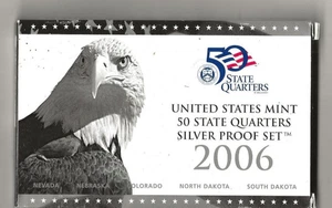 2006 s 5 teiliges Silber Quarter Proof Set - Bild 1 von 3