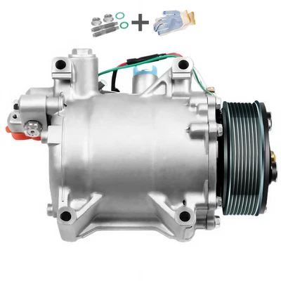 AC A/C Compressor For Honda CR-V 2.4L 2007 2008 2009 2010 2011 2012 2013 2014 - Image 1 of 4
