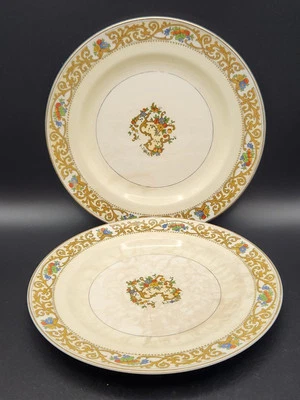 Lot of 6-RARE! Johnson Bros. Brothers "St. Cloud" Pattern Pareek Luncheon Plates - Image 1 of 4