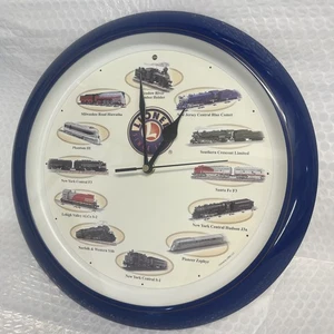 Lionel Train Battery Operated Wall Clock Hourly Train Sounds 13" TESTED VIDEO - Picture 1 of 12