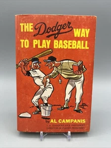 Vintage "THE Dodger WAY TO PLAY BASEBALL" Book, by Al Campanis Paperback 1954 - Picture 1 of 5