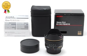 【 UNUSED 】 SIGMA 15mm F2.8 EX DG FISHEYE Lens for Nikon F Mount From Japan - Picture 1 of 9