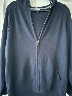 Suéter Piattelli Barney’s New York Lana Cachemira Cremallera Completa Con Capucha Para Hombre Talla Med Foto 1 de 4