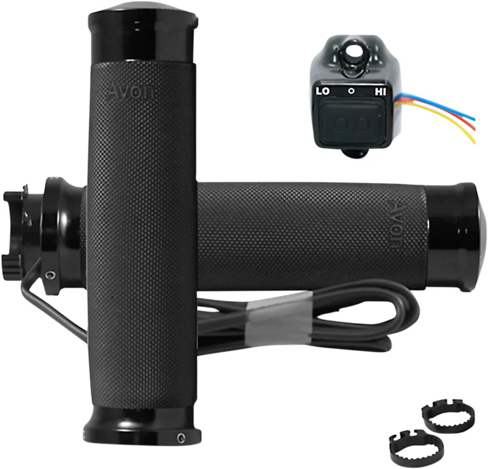 Boutons chauffants Avon Grips Triumph Kawasaki Yamaha Honda Suzuki Mt-cc-86-ano - Photo 1/1