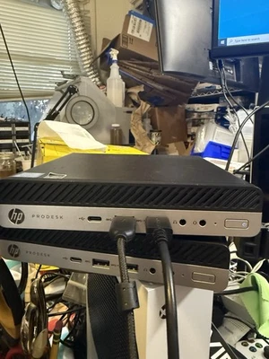 HP ProDesk 600 G4 DM Core i7 8700T 2.4GHz 16GB RAM 256g SSD Win 10 - Image 1 of 4