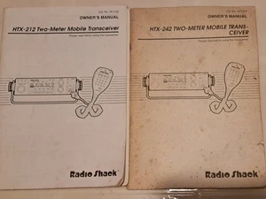Radio Shack HTX-212 and 242 Two 2 Meter Mobile Transceiver Owner's Manuals - Picture 1 of 5