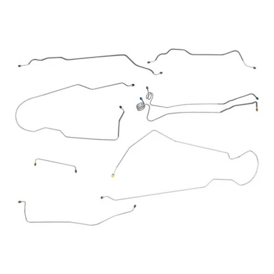 1973-80 Chevrolet GMC C10 C15 Suburban Complete Brake Line Set Kit Power Disc OE - Image 1 of 4