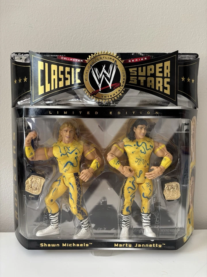 2004 Jakks Pacific WWE Classic Superstars Legion of Doom The Road Warriors 2 PK