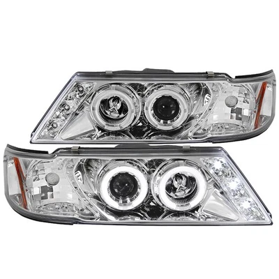 Fits 1995-1999 Sentra Led Halo Projector Headlights Lamps Left+Right 95-99 Foto 1 de 4