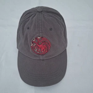 Game of Thrones Hat Men Targaryen Gray House Of The Dragon Cap OS H15 - Picture 1 of 9