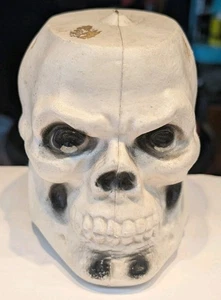 Vintage Halloween Skull Plastic Blow Mold Late 60's, Early 70's - Bild 1 von 10