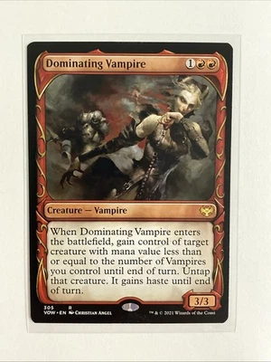 Dominating Vampire (Showcase) Innistrad: Crimson Vow Regular - Image 1 of 2