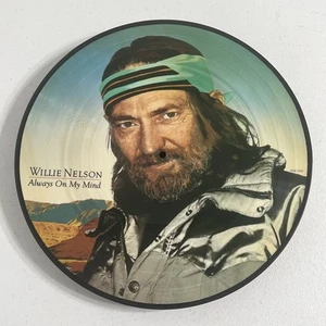 Willie Nelson Always On My Mind 1982 Picture Disc Vinyl LP Album Rare Htf Vtg - Picture 1 of 2