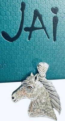 Colgante potenciador caballo citrino JAI PLATA ESTERLINA 925 27,8 g John Hardy Foto 1 de 4