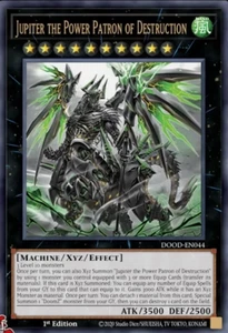 Yugioh! Jupiter the Power Patron of Destruction DOOD-EN044 ULTRA RARE PREORDER - Picture 1 of 1