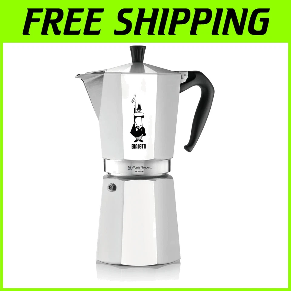 Moka Express Stovetop Espresso Maker - Image 1 of 4