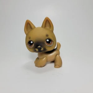 Auténtico perro marrón pastor alemán Littlest Pet Shop LPS #61 - Imagen 1 de 7