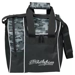 KR Strikeforce Rook Grey Camo 1 Ball Bowling Bag - Picture 1 of 2