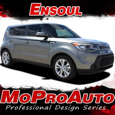 FITS 2016 KIA SOUL Ensoul 3M Pro Vinyl Graphics Stripes Decals Upper Body ATTD Foto 1 de 4