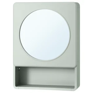 IKEA IVÖSJÖN Mirror Cabinet Green 44x59cm Wall Bathroom Cupboard Storage Unit - Picture 1 of 5