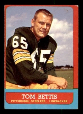 1963 Topps Football #132 Tom Bettis VG *g2 - Image 1 of 2