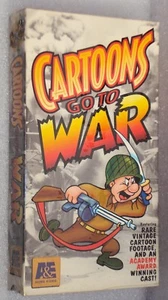 CARTOONS GO TO WAR New VHS Disney Warner Documentary WWII Propaganda Pvt. Snafu - Imagen 1 de 4