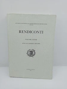 RENDICONTI - VOLUME LXXVIII - ANNO ACCADEMICO 2005-2006  - Bild 1 von 6