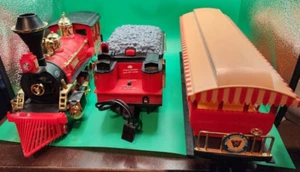 Walt Disney World Railroad Engine, Tender & Passenger Car 1987 New Bright Train - Picture 1 of 17