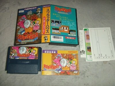 SPLATTER HOUSE Wanpaku Graffiti With Box Nintendo Family computer FC NES 129 - Image 1 of 4