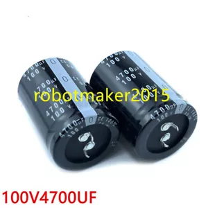 Brand New 4700uF Aluminum Electrolytic Capacitor 100V 2 Pins 30*40/45/50/60 - Picture 1 of 3