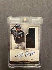 Frank Thomas 2021 TOPPS Definitive Collection, Autograph, Relic Card 48/50￼