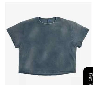 New Yeezy Gap Yoke Tee Washed Blue Men's Size 3XL XXXL Oversized Loose NWOT - Picture 1 of 9