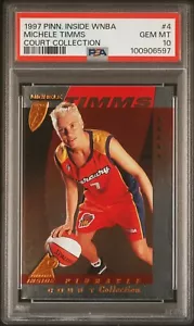 1997 Pinnacle WNBA Court Collection Michelle Timms PSA 10 POP 3 - Picture 1 of 1