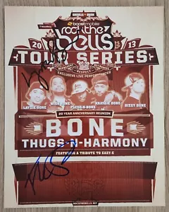 Layzie Bone & Flesh N Bone Signed Bone Thugs N Harmony 8x10 Photo Rap RAD - Picture 1 of 2
